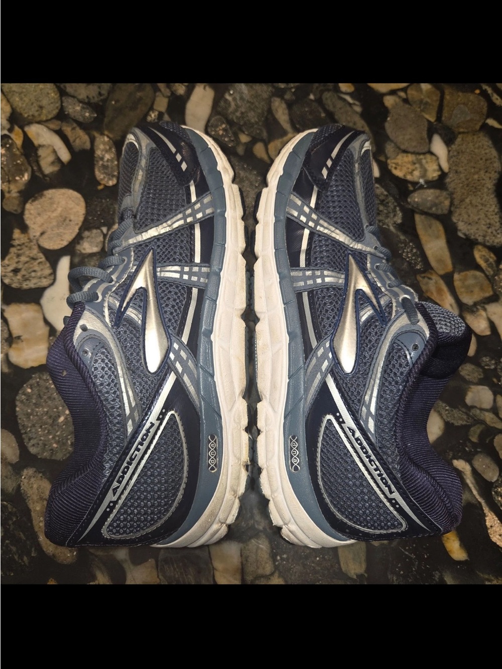 Brooks Addiction 11 Mens Running Shoes Blue Silver Gray Sneakers Size 11 - Picture 5 of 9